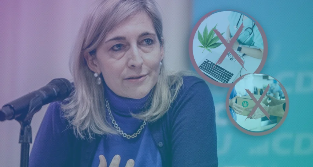 Nina Warken (CDU), Bundesgesundheitsministerin, gegen die Online-Verschreibung von medizinischem Cannabis 2025