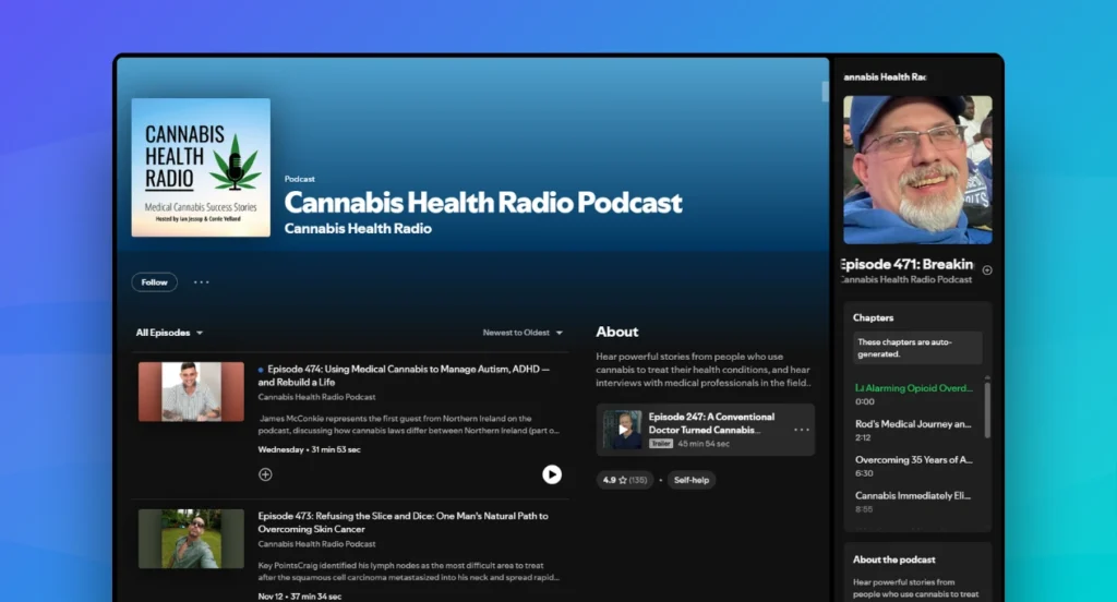 Cannabis Health Radio Podcast - recommended podcasts for professionals entering the cannabis industry