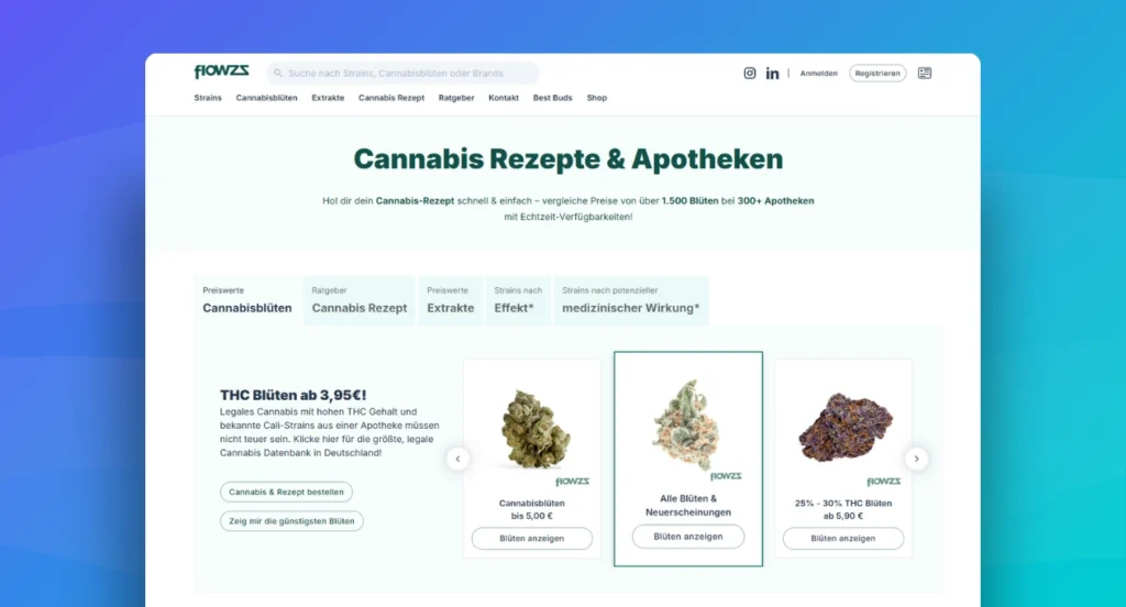 Flowzz - recommended sites for professionals entering the cannabis industry