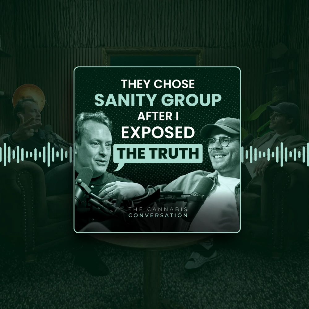 Finn Age Hansel of Sanity Group on the Cannabis Conversation podcast