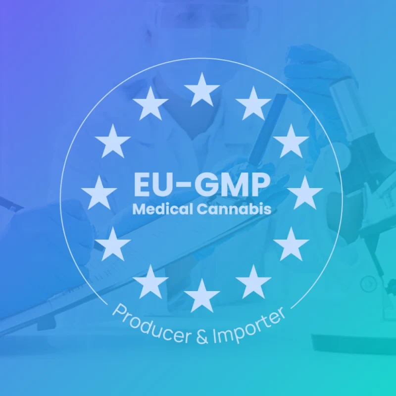 EU GMP badge cannabis