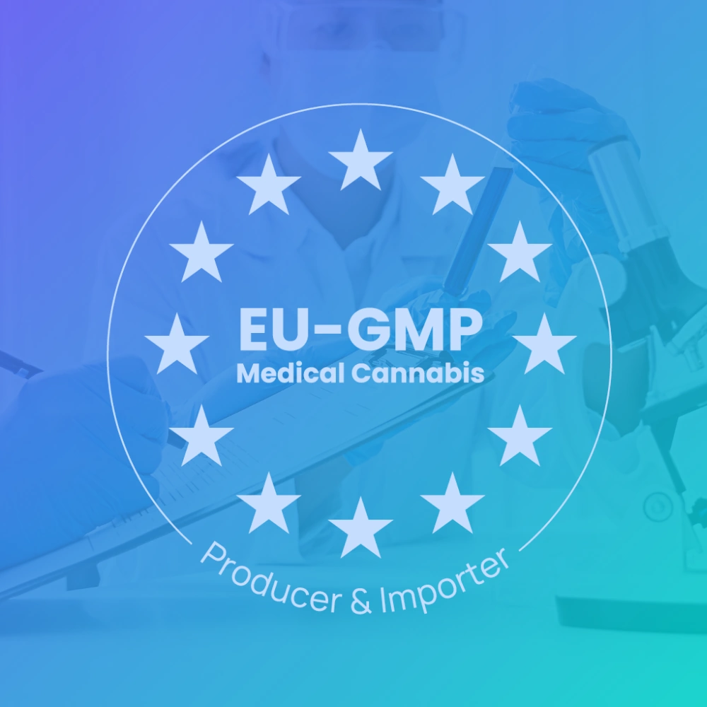 EU GMP badge cannabis
