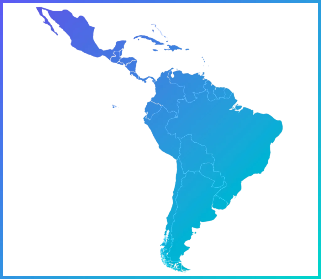 LATAM map